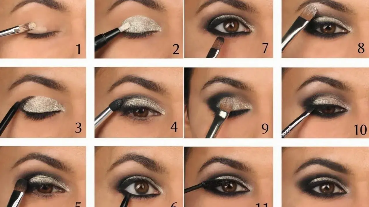 Schritt-für-Schritt-Anleitung: Smokey Eyes schminken mit Bildern. So gelingt der dramatische Look.