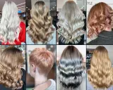 Vielfalt an Frisuren: Von eisblond bis roségold, diese Bilder zeigen beeindruckende Ergebnisse nach dem Haare blondieren.