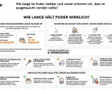 Puder ist lange haltbar, wenn es trocken gelagert wird. So erkennst du, ob die Haltbarkeit von Kosmetik abgelaufen ist.