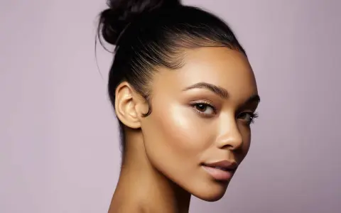 Glatte Frisur mit hochgesteckten Haaren und eleganten Babyhaaren. Tipps, was tun gegen Babyhaare für einen perfekten Look.
