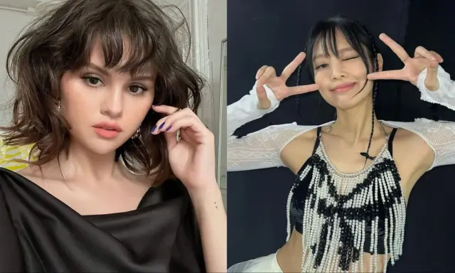 Zwei Frauen mit auffälligen Frisuren: Eine mit zerzaustem Bob und **wispy bangs**, die andere mit geflochtenen Zöpfen und Pony.